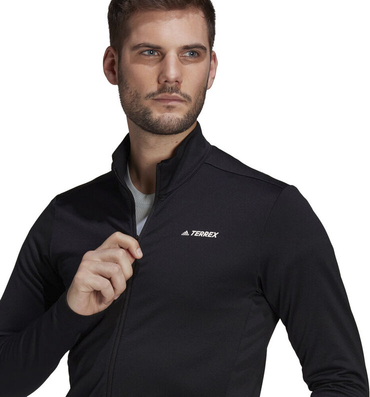 adidas Terrex Multi Primegreen Full-Zip fleecetrøje Sort