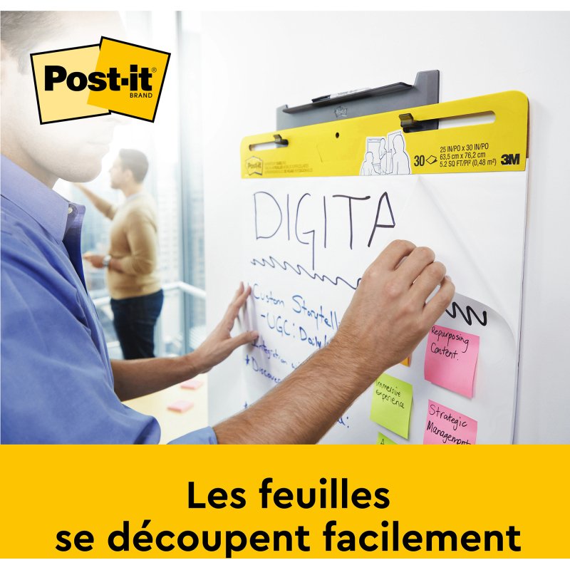 Pack 2 paperboard - chevalets mobiles Meeting Chart + 4 Meeting Notes offertes