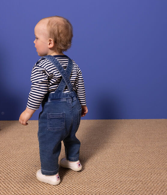 Salopette longue bébé en denim