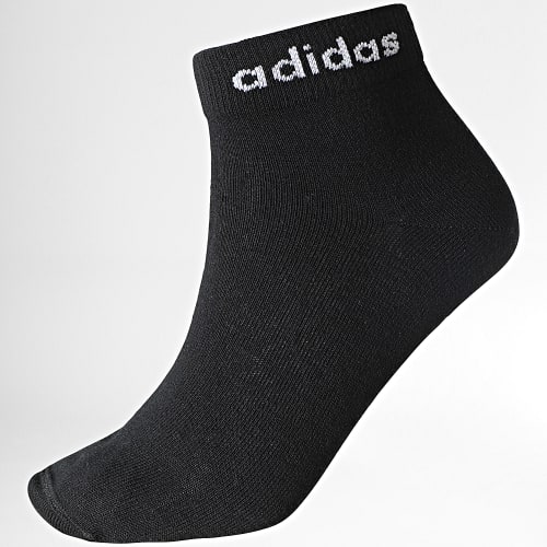 Lot De 3 Paires De Chaussettes Linear IC1306 Noir Blanc Gris Chiné