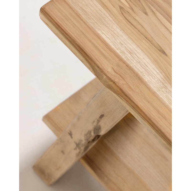 Banc Safara bois massif de tek recyclé 100 cm
