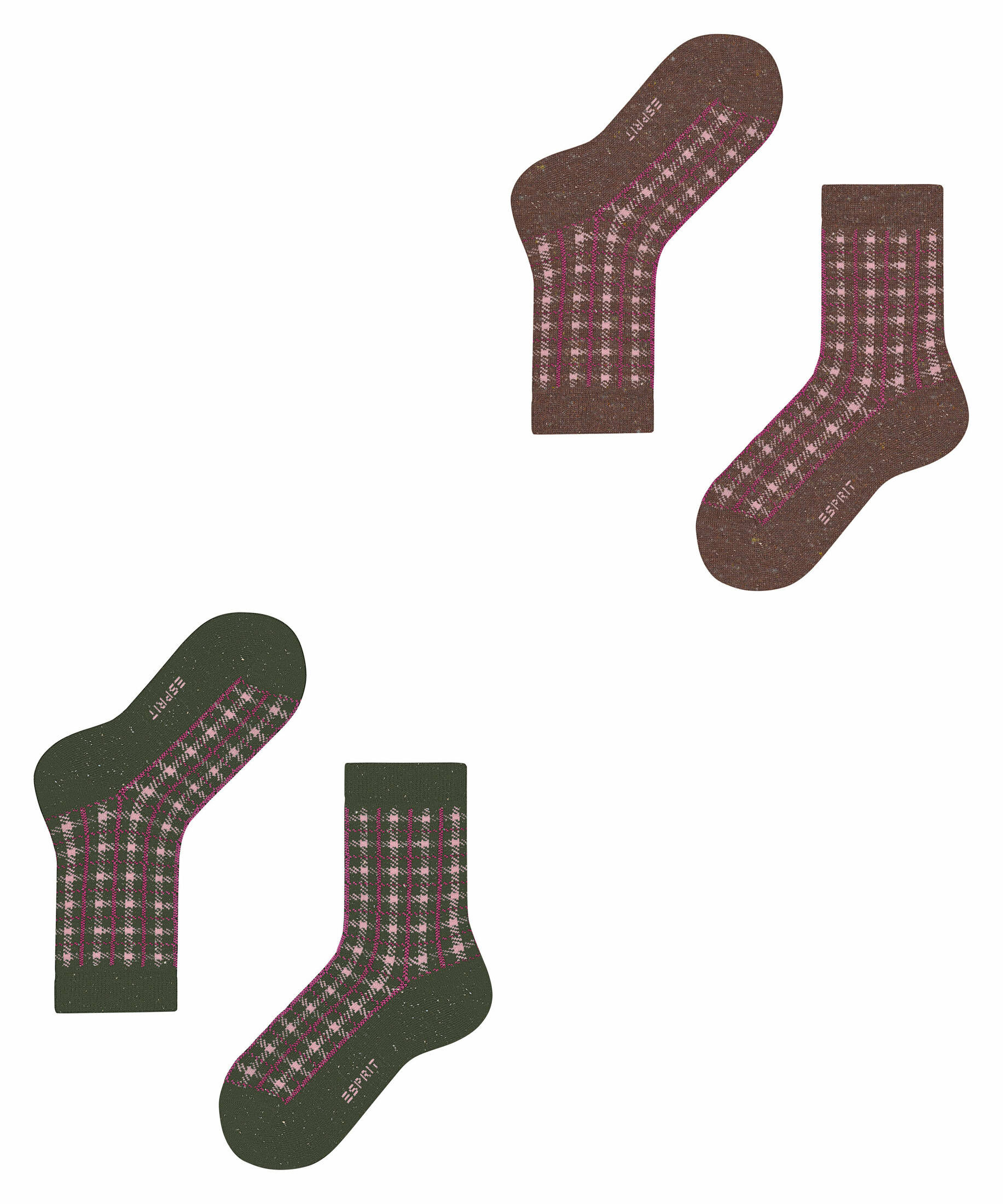 Esprit| Kinder Socken Check 2-Pack