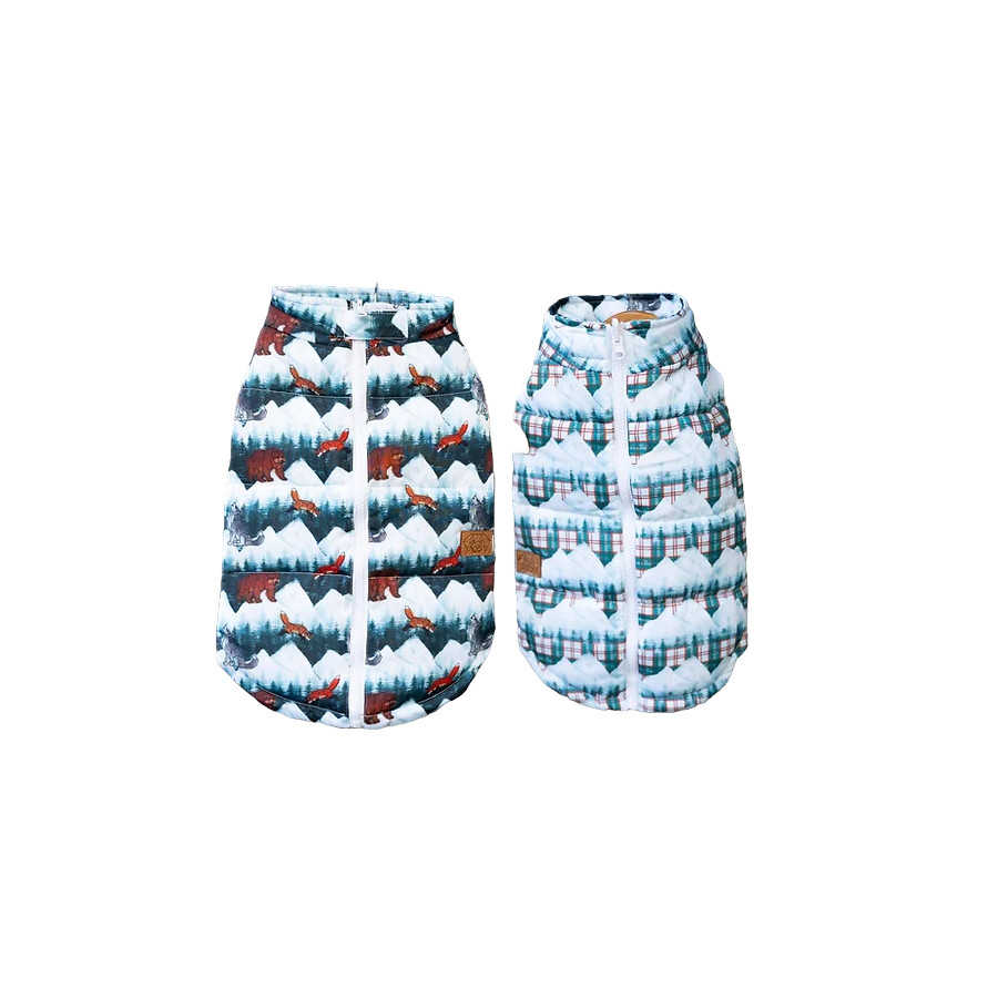 casaco reversível FOX PLAID