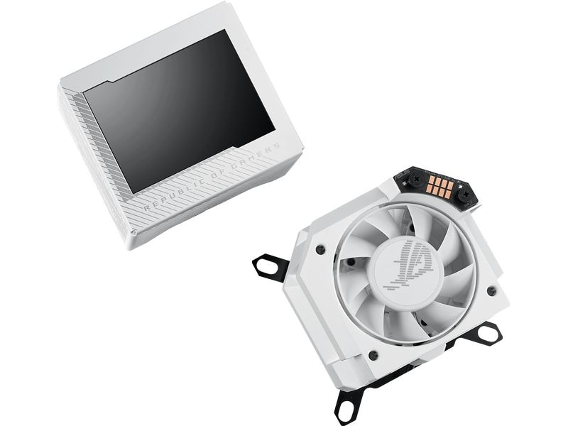 ASUS ROG Wasserkühlung ROG Ryujin III WB LCD White Edition CPU-Wasserblock mit 3.5