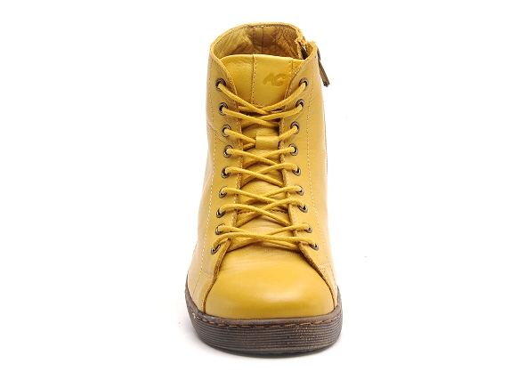 Andrea conti boots bottine plates femme 0344900 jaune