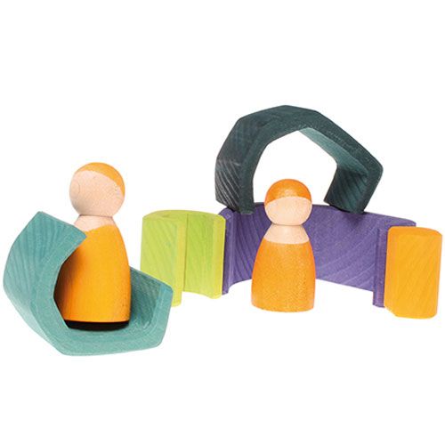 Grimm's vormenset element aarde - small