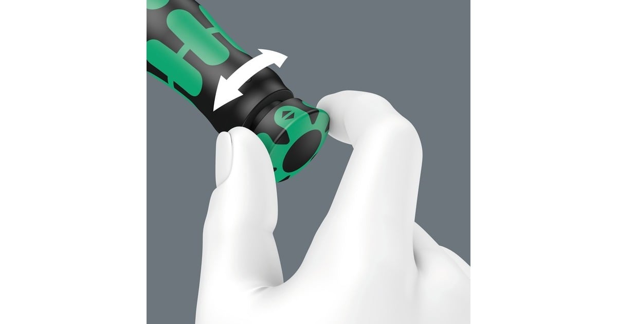 WeraClick-Torque C4 draaimomentsleutel met omschakelratel  (Zwart/groen, 60-300Nm, Uitgang 1/2