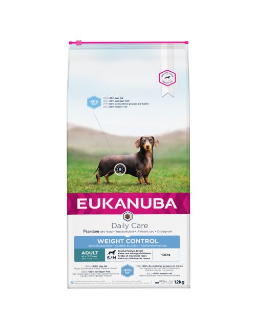 Eukanuba Daily Care Small\/Medium Weight Control Kip - Hondenvoer
