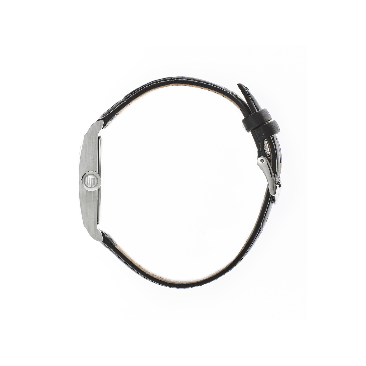 Montre Lip homme acier bracelet cuir