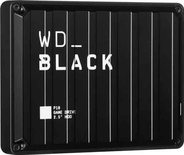 WD_BLACK P10 Game Drive WDBA3A0050BBK - Harddisk - 5 TB - ekstern (bærbar) - USB 3.2 Gen 1 - sort