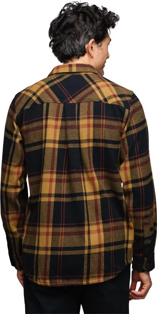 Black Diamond Men's Project Flannel Shirt Black-Flax Plaid