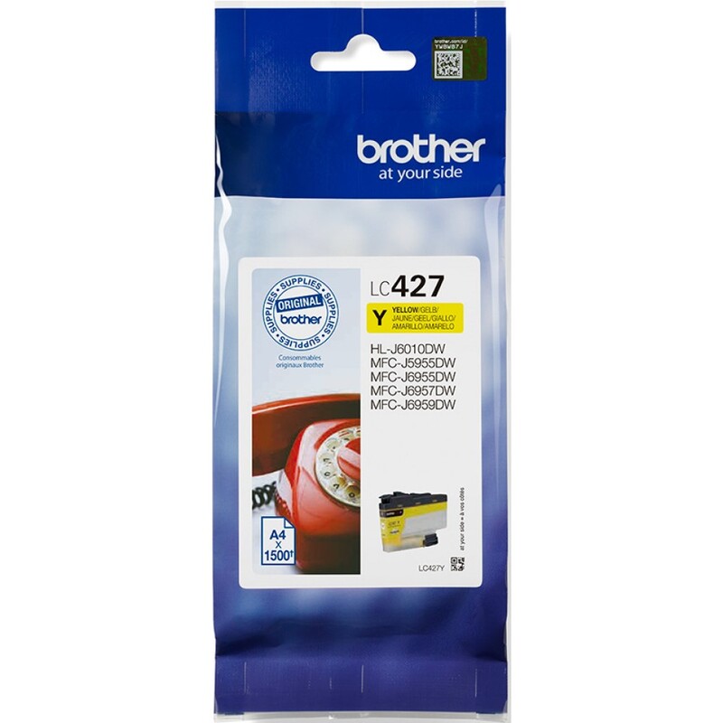 Brother LC-427Y Tintenpatrone, gelb