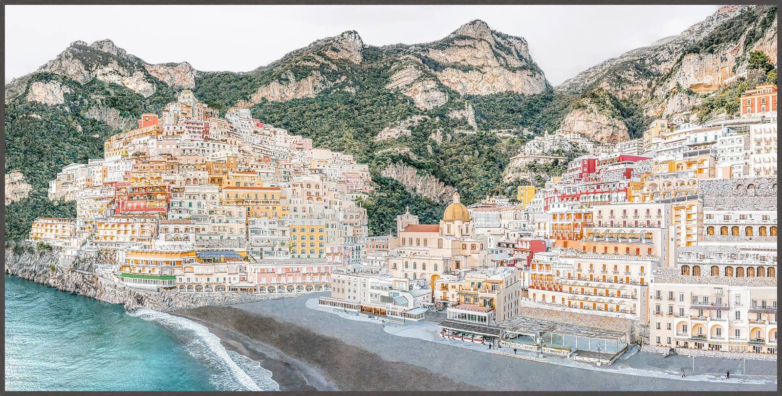 Positano, Salerno by Peter Von Felbert - Limited Edition. Edition of: 150. Signed.