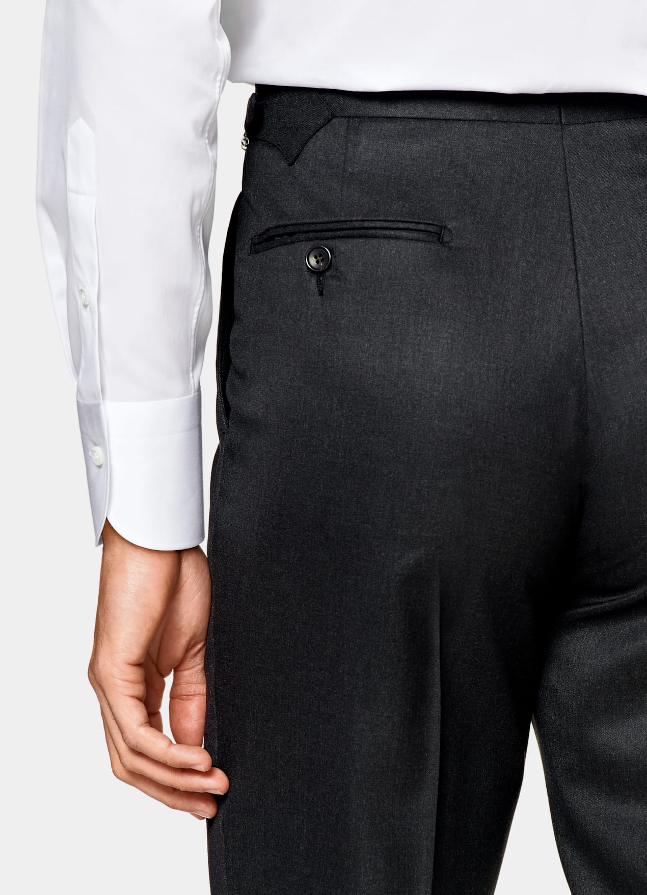 Costume Lazio coupe Tailored gris foncé