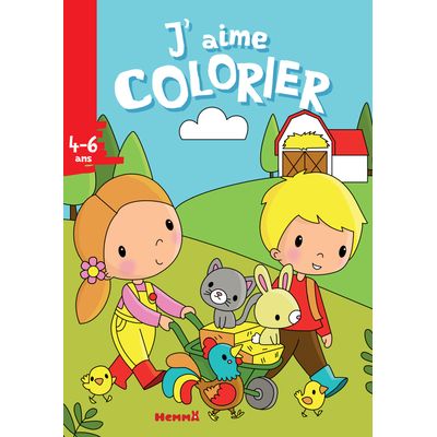 J'aime colorier (4-6 ans) - ferme