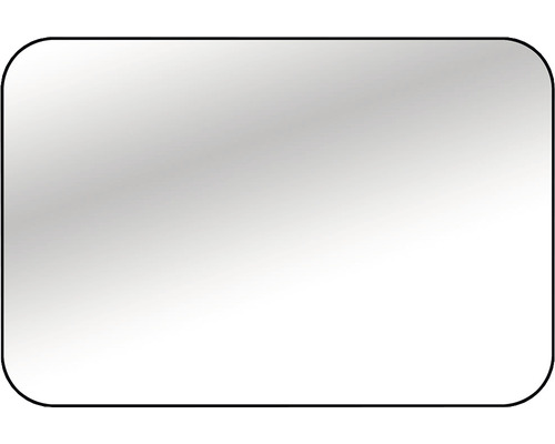 Cordia TENDER LINE BACKLIGHT LED spiegel met frame, 80 x 100 cm, matzwart, IP44