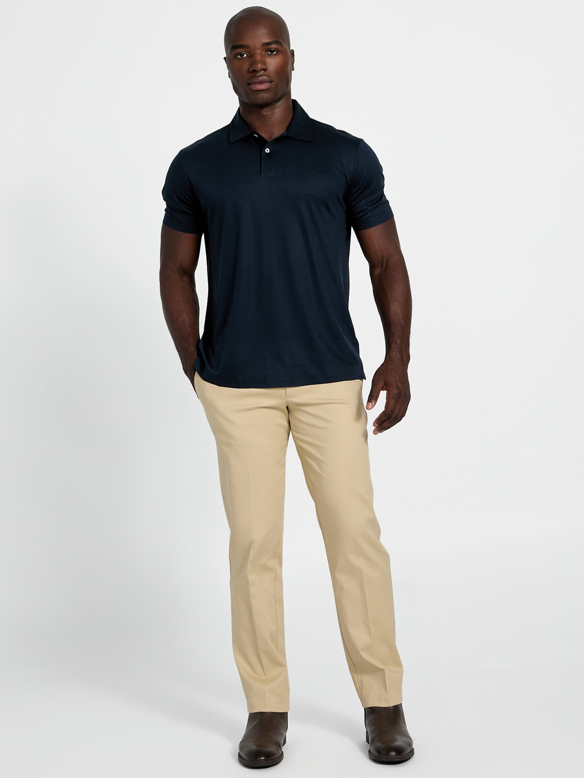 Polo em mistura de Lyocell