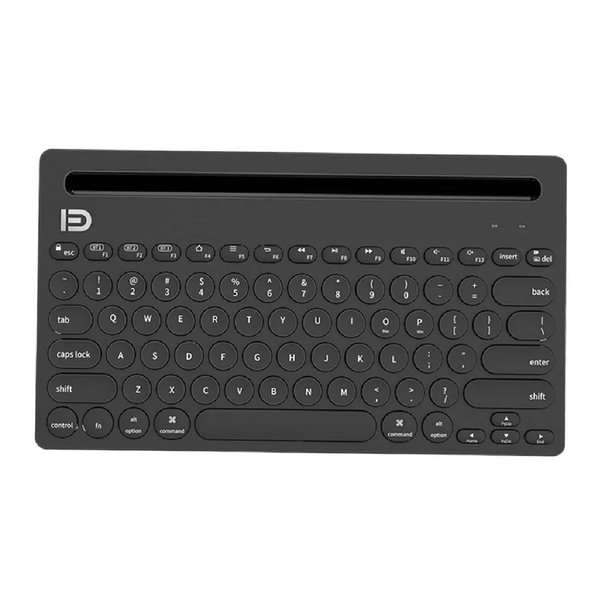 Universal Clavier Bluetooth multi-dispositifs - Noir