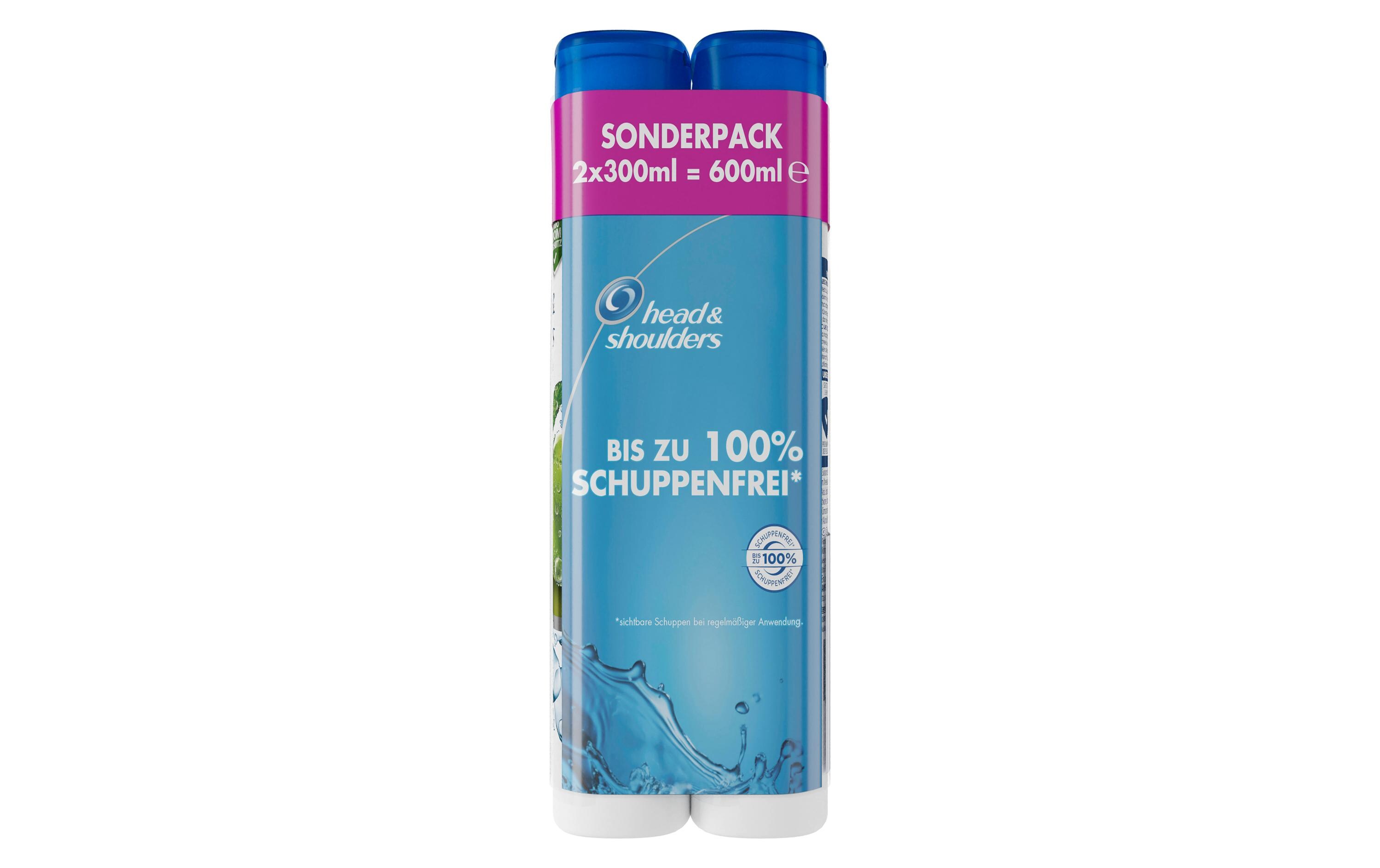 Shampoo Anti-Schuppen apple fresh 2 x 300 mlHaarshampoo mit frischem Duft