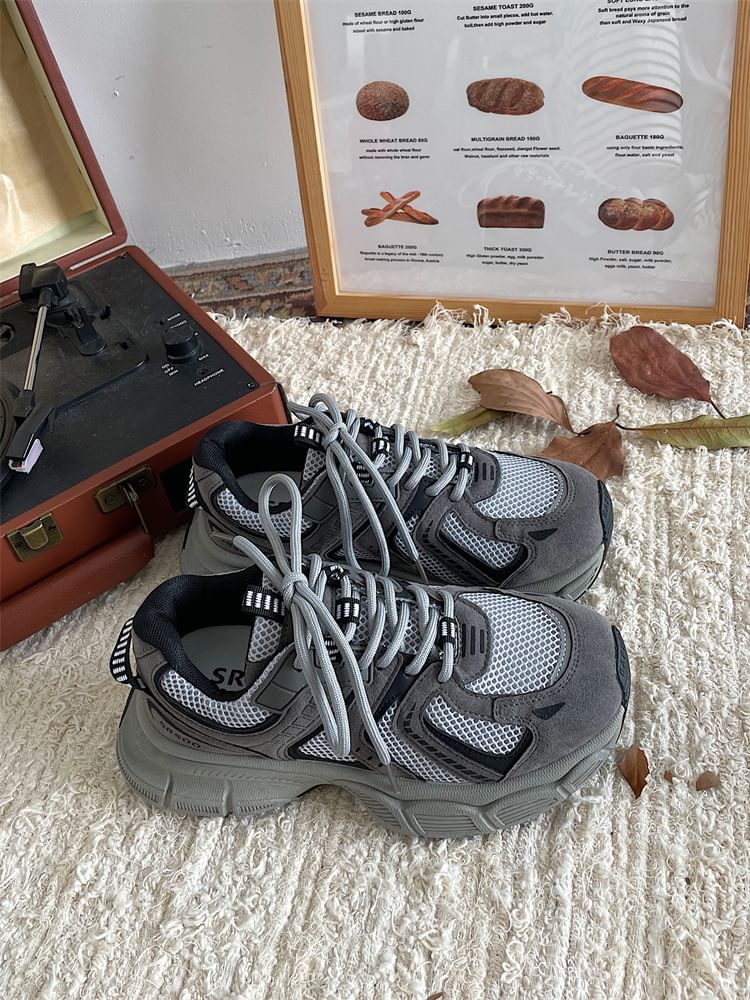 telijimi - Mesh Panel Veterschoenen