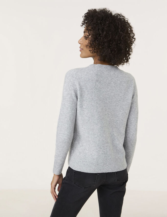 Gerry Weber PULLOVER 1/1 SLEEVE Silver grey melange