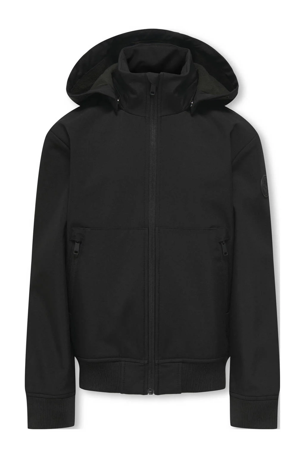 ONLY & SONS JUNIOR softshell jas zwart