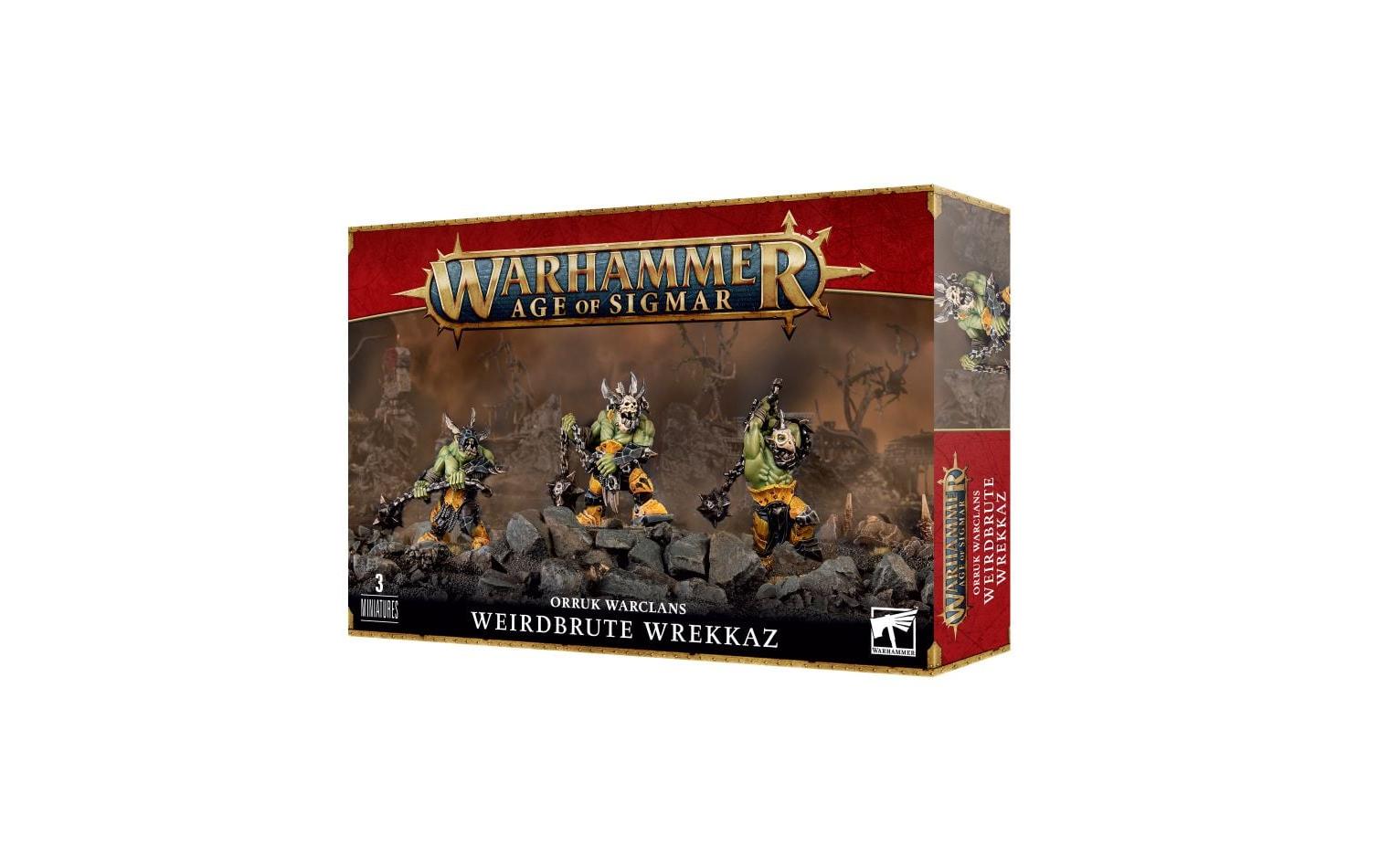 Figurenset Warhammer Age of Sigmar WirrprotzeWarhammer Age of Sigmar Miniaturen: Orruk Warclans Weirdbrute Wrekkaz