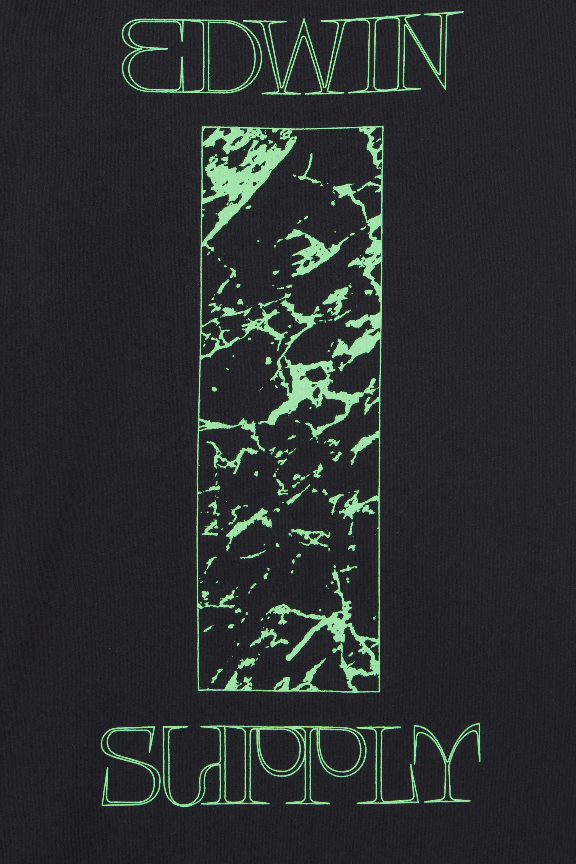 EDWIN T-shirt Nocturnal Wandering TS LS Noir