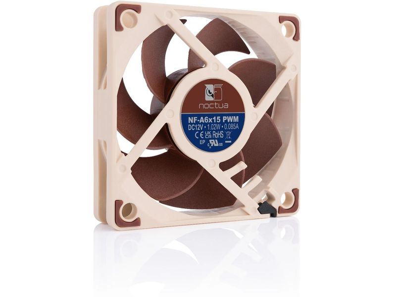 Noctua PC-Lüfter NF-A6x15 PWM Hochoptimierter leiser 60 mm Lüfter