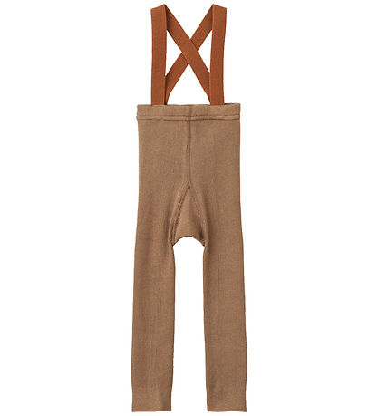Liewood Leggings m. Träger - Cuno - Hafer Golden Caramel
