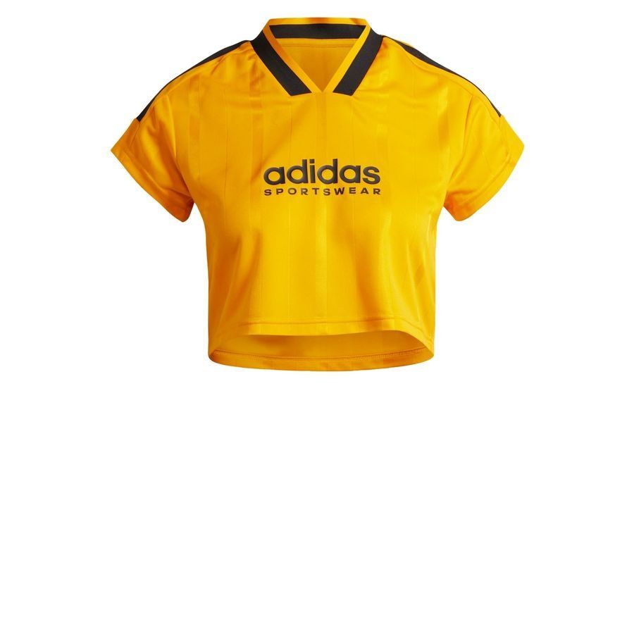 Adidas Maillot crop top à 3 bandes coupées Tiro