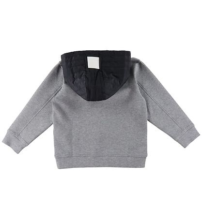 Emporio Armani Kapuzenpullover - Grau Meliert m. Navy