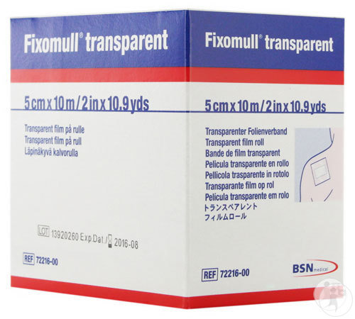 Bsn Medical Fixomull Transparent Pansement Film 10m x 5cm Pièce 1 (7221600)