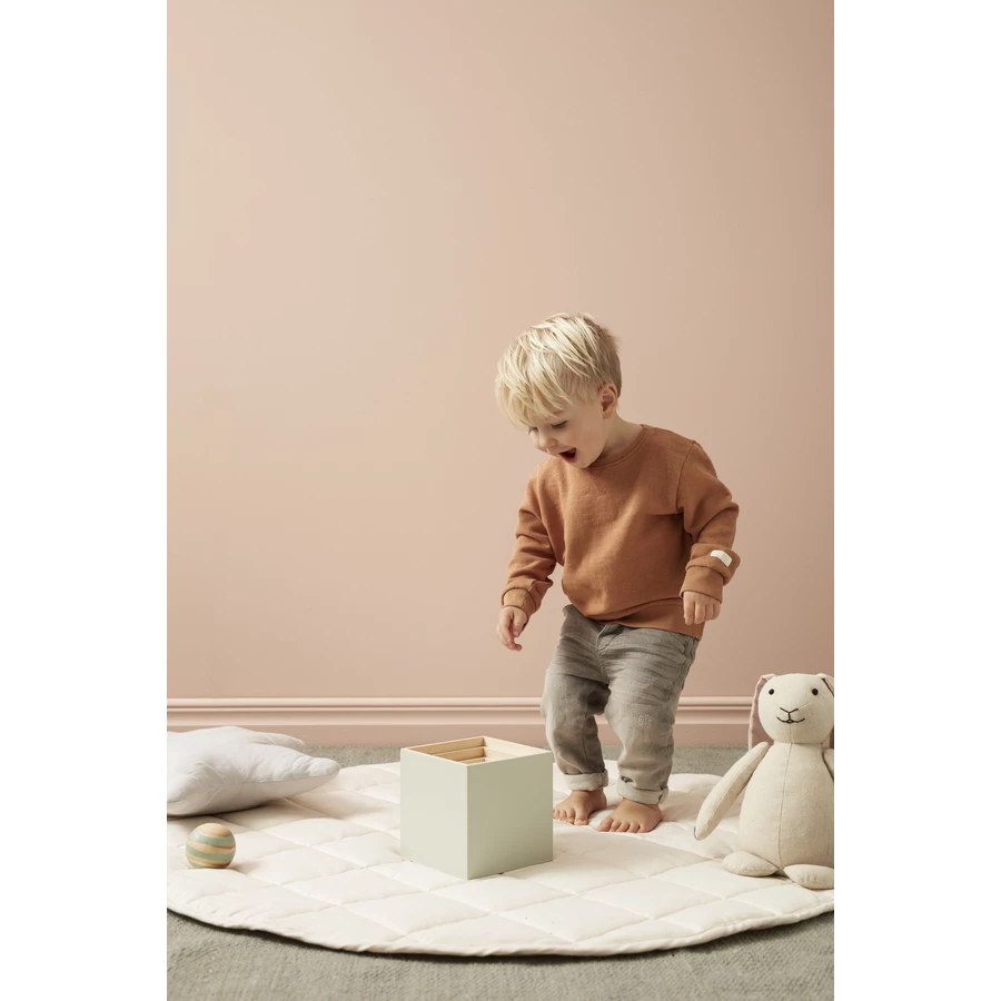 Kids Concept® Spielteppich rund, beige
