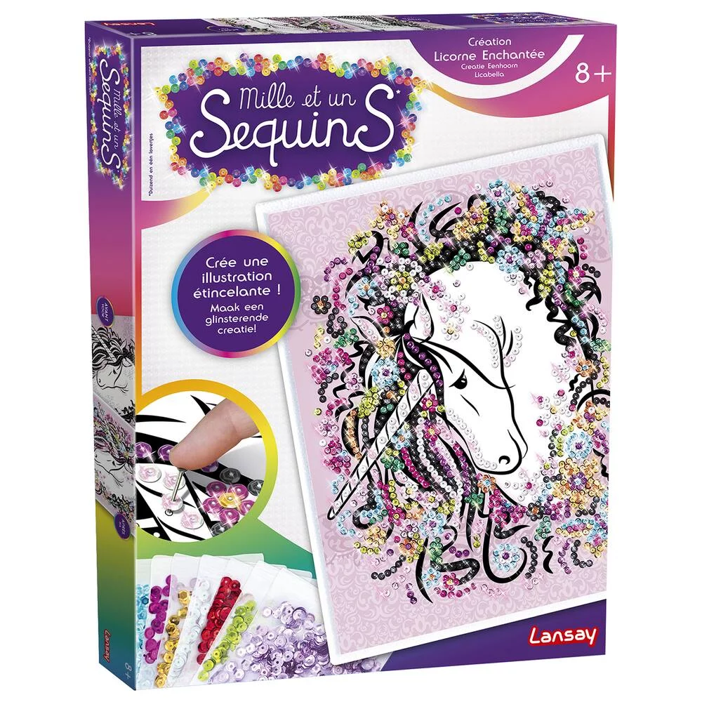 MILLE ET UN SEQUINS - LICORNE ENCHANTEE