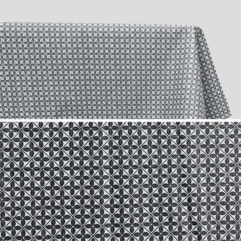 Collection heritage - nappe d’extérieur de 300 x 140 cm. Imprimé carreaux de ciment. 100% polyester. Protège la table. Protection