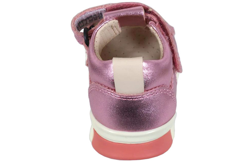 ECCO MINI STRIDE OLD ROSE METALLIC SANDAL