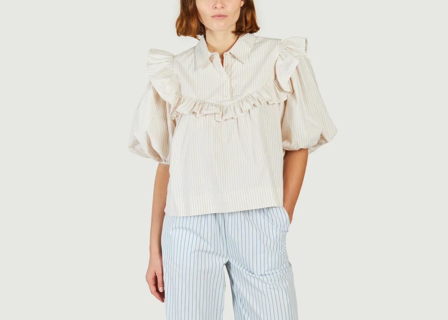 Blouse rayée manches courtes Ipani Skall Studio