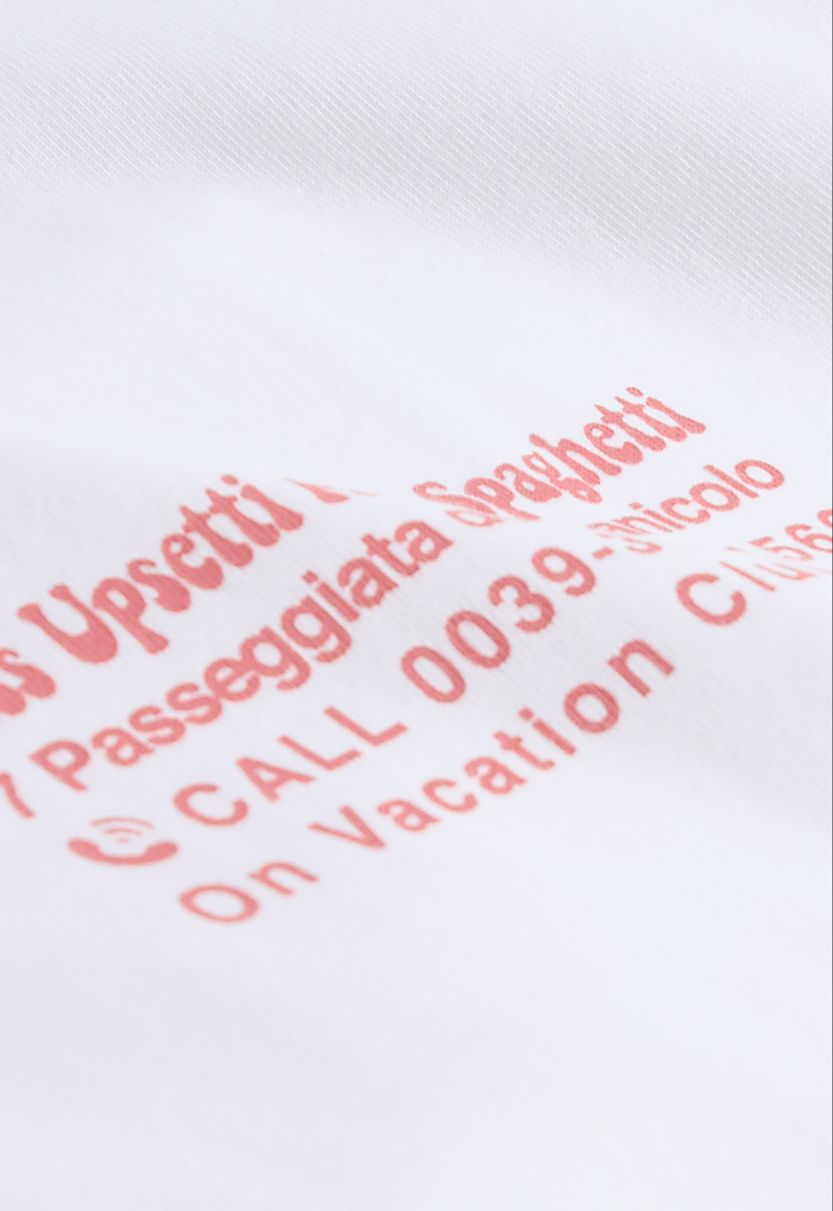 On Vacation Less Upsetti T-shirt