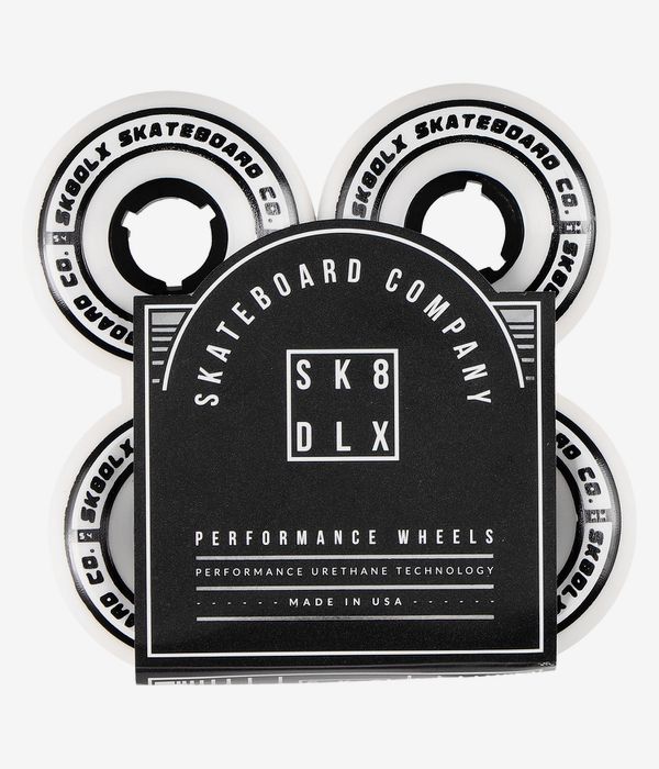 skatedeluxe Conical Rollen (white) 54mm 100A 4er Pack