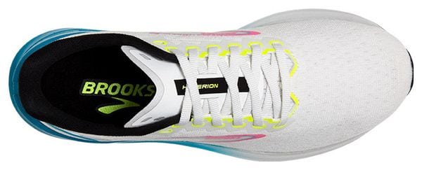 Chaussures Running Brooks Hyperion Blanc Bleu Femme