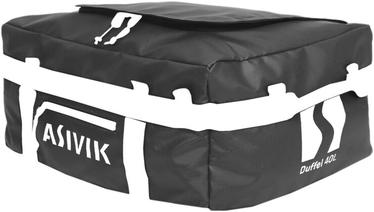 Asivik ASIVIK Travel Duffel 40L, Black Sort