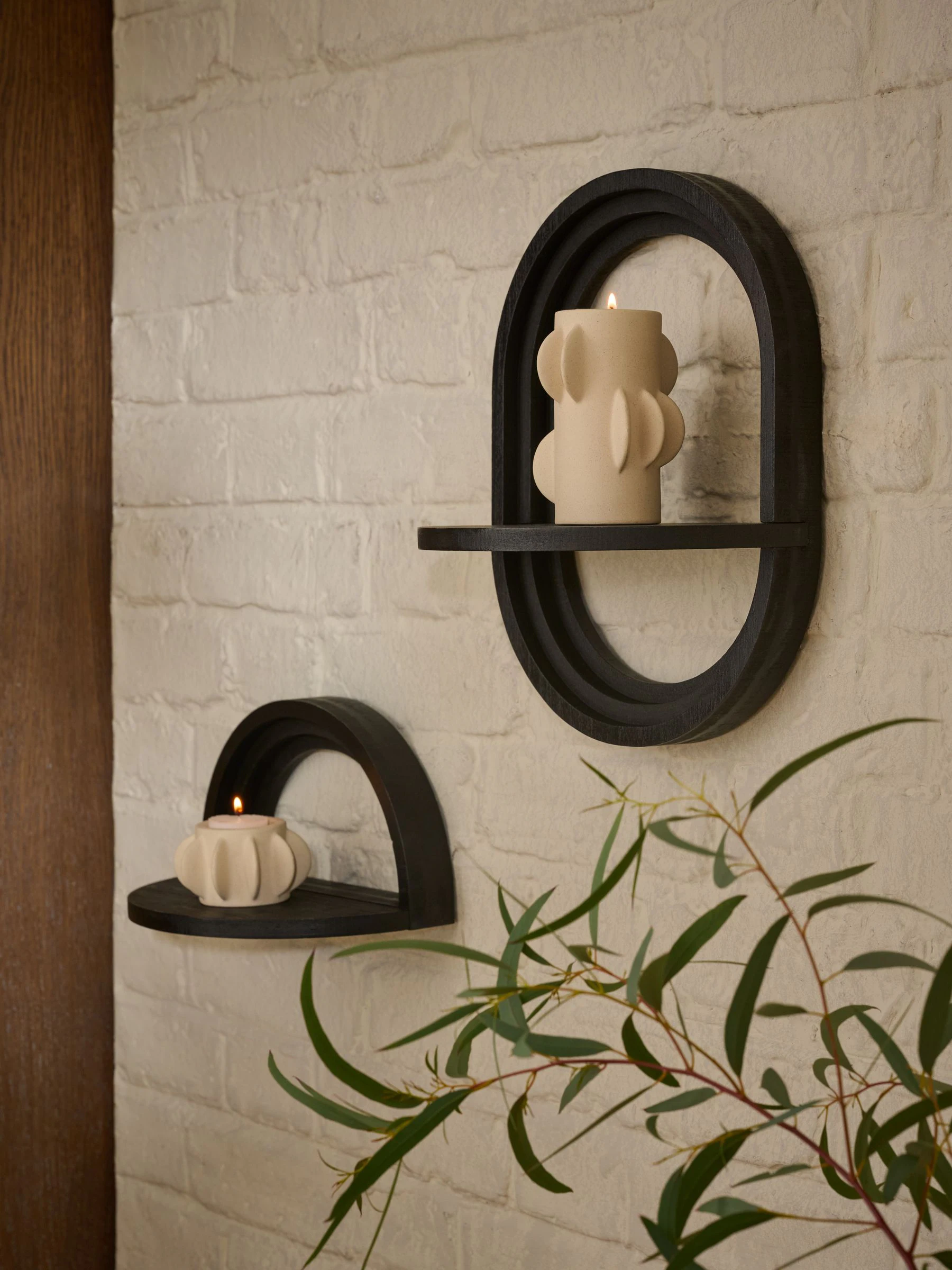 Set of 2 Display Shelves