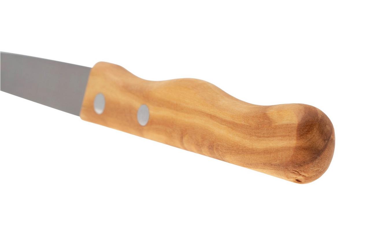 Knivesandtools Traditional Paring Knife, roestvast staal, olijfhout, 4-delige schilmessenset