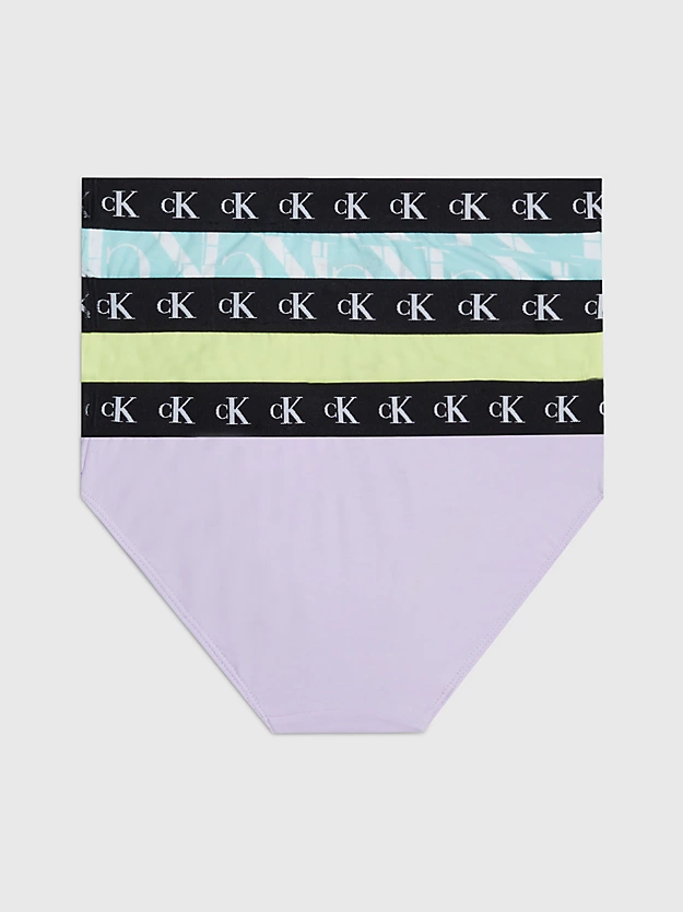 Conjunto de 3 Calcinhas de Biquíni Infantis - Monograma CK