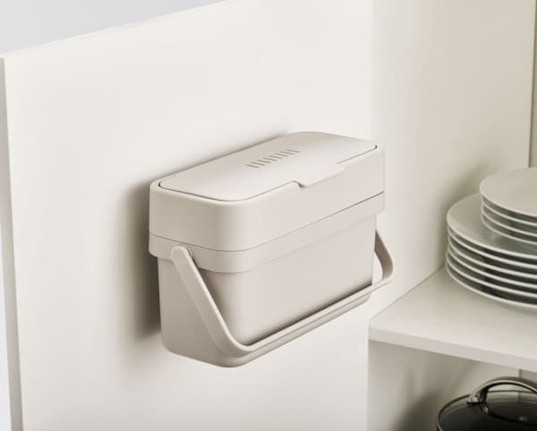 Compo 4 Matavfalls Caddy - 18x29,6x12,9cm - Tritan plast - Grå Joseph Joseph