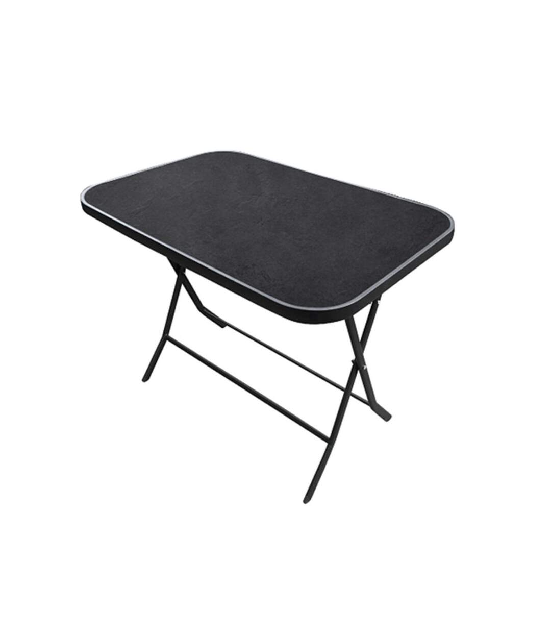 Paris Prix - Table De Repas Pliante extérieur 140cm Noir