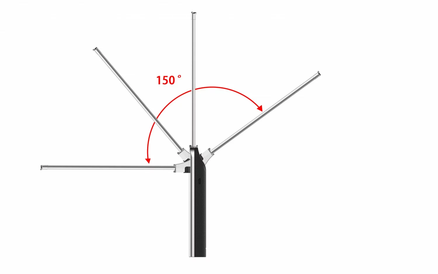 TAB Professional Lighting TAB3926 3,7V Li-Ion accu LED inspectielamp buigbaar - 150° - 600Lm