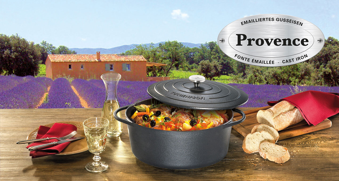 KÜCHENPROFI Bratentopf mit Deckel 35 cm schwarz