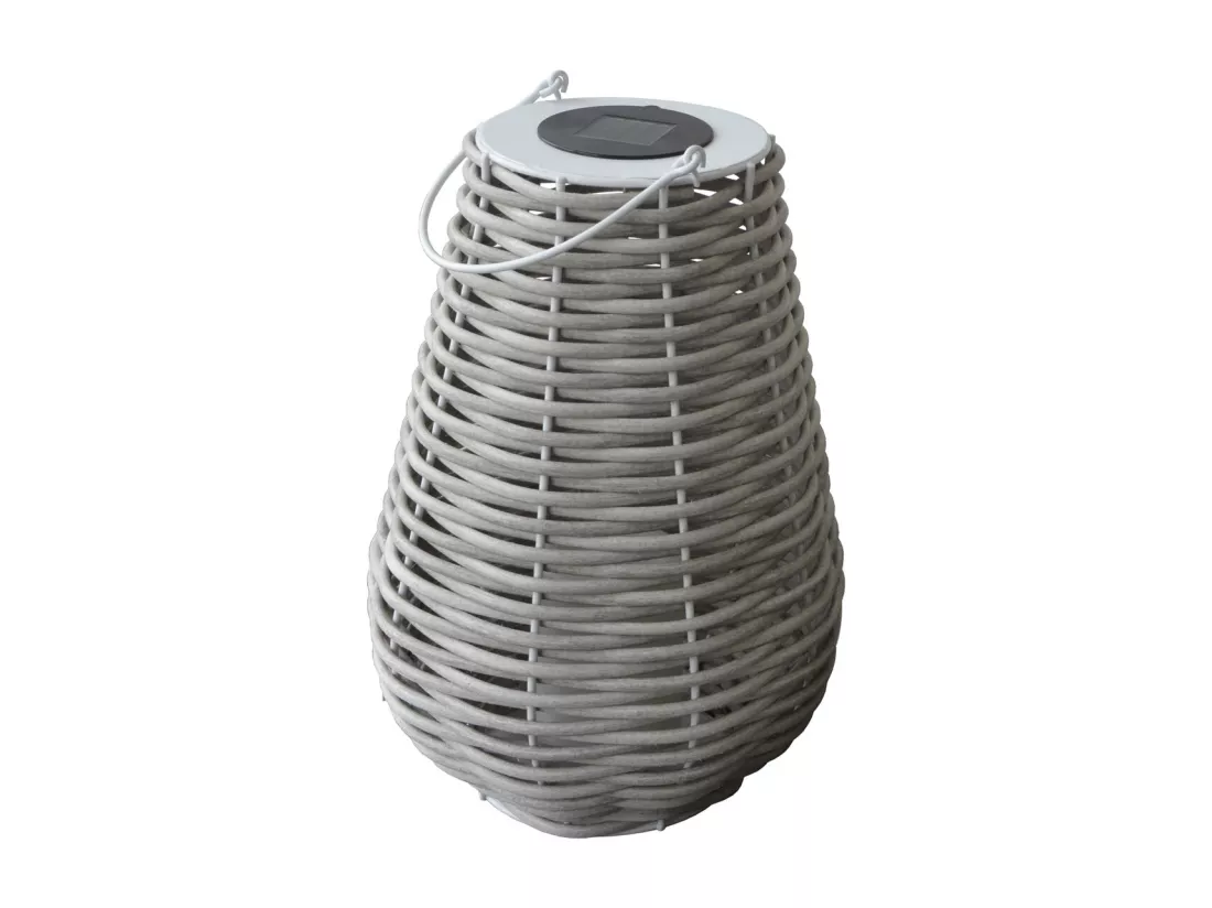 Lanterne solaire tressée Aretha h45cm - Orium